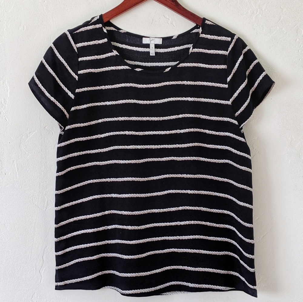 Joie Rope Silk Blouse